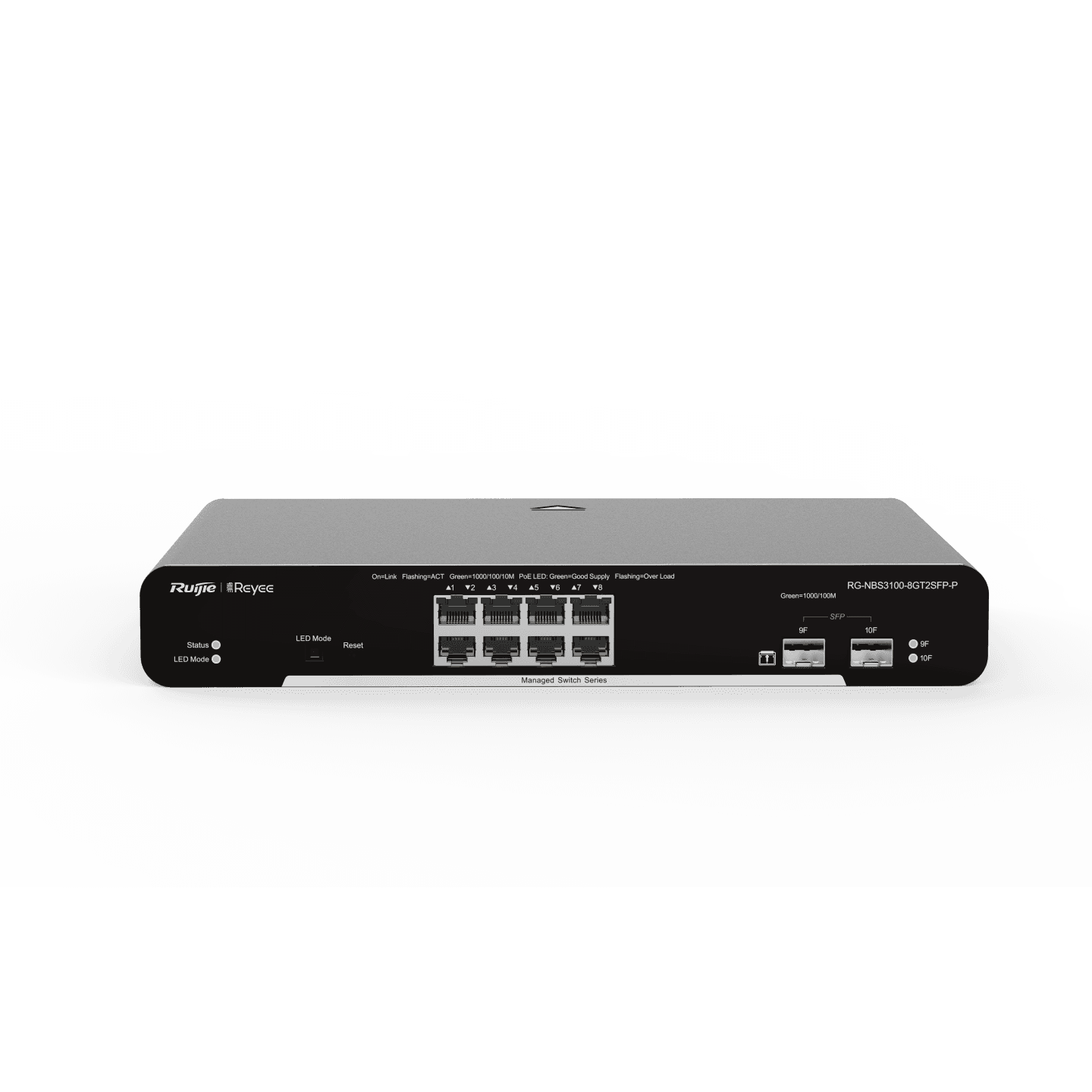 Комутатор мережевий Ruijie Networks RG-NBS3100-8GT2SFP-P — фото 3