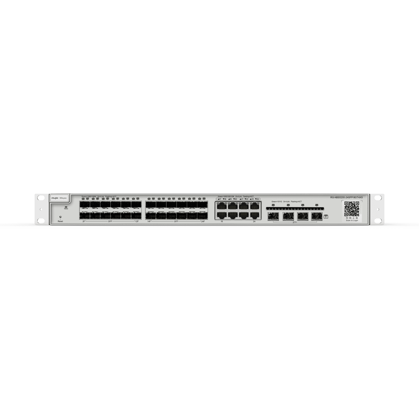 Комутатор мережевий Ruijie Networks RG-NBS5200-24SFP/8GT4XS — фото 2